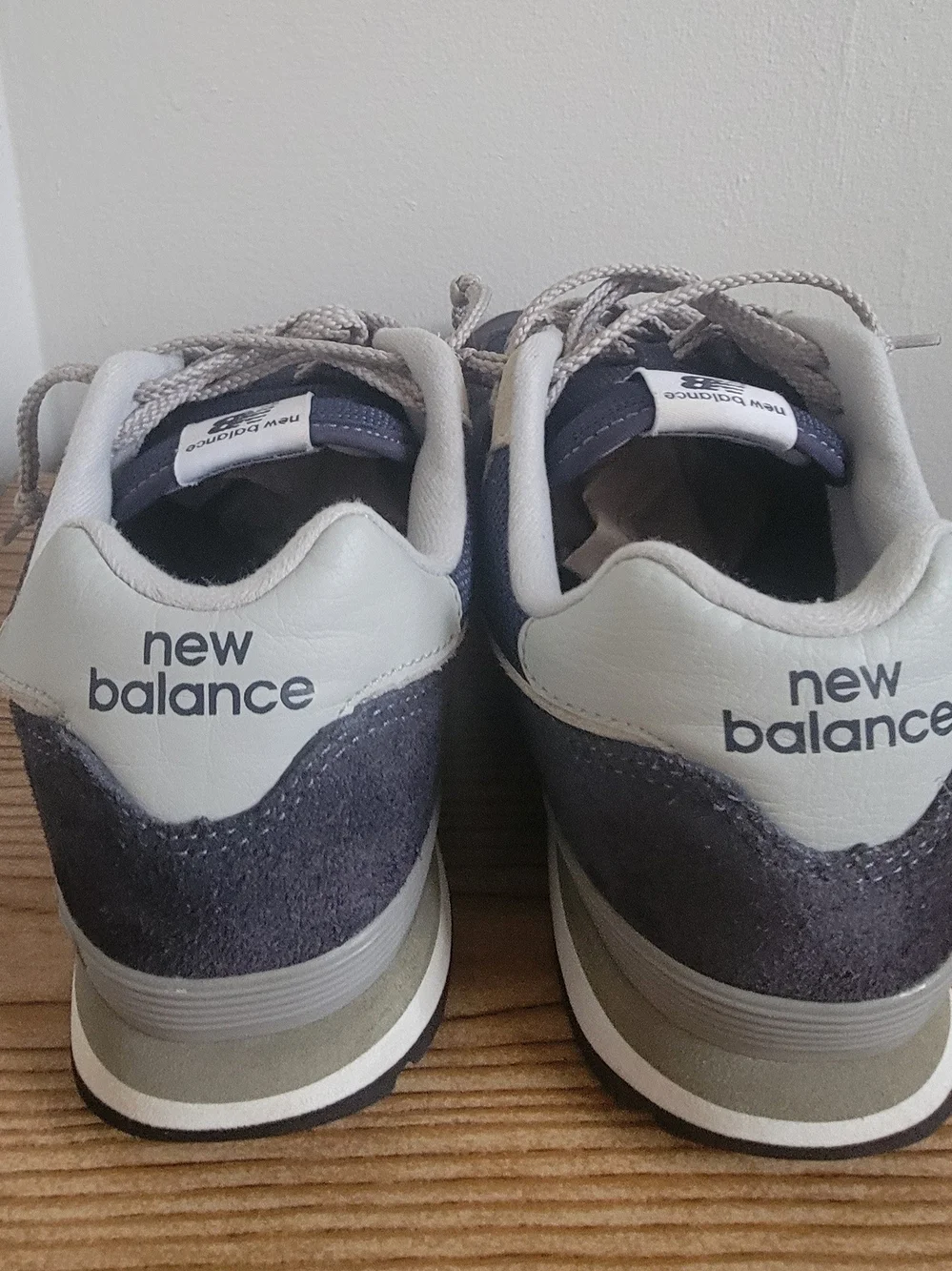 New Balance Classic 574 Men's Navy and Gray Sneakers